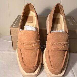 Dolce Vita Elias Women's Toffee Suede Loafers
